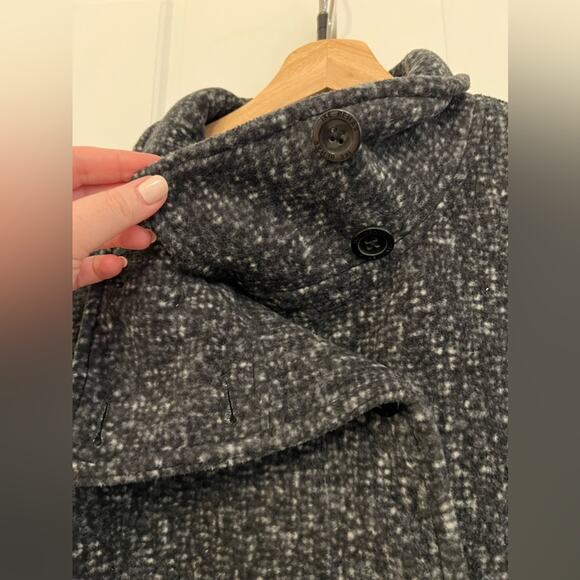 Ike Behar Women’s Large Double Breasted Plush Belted Jacket Coat - Picture 9 of 15